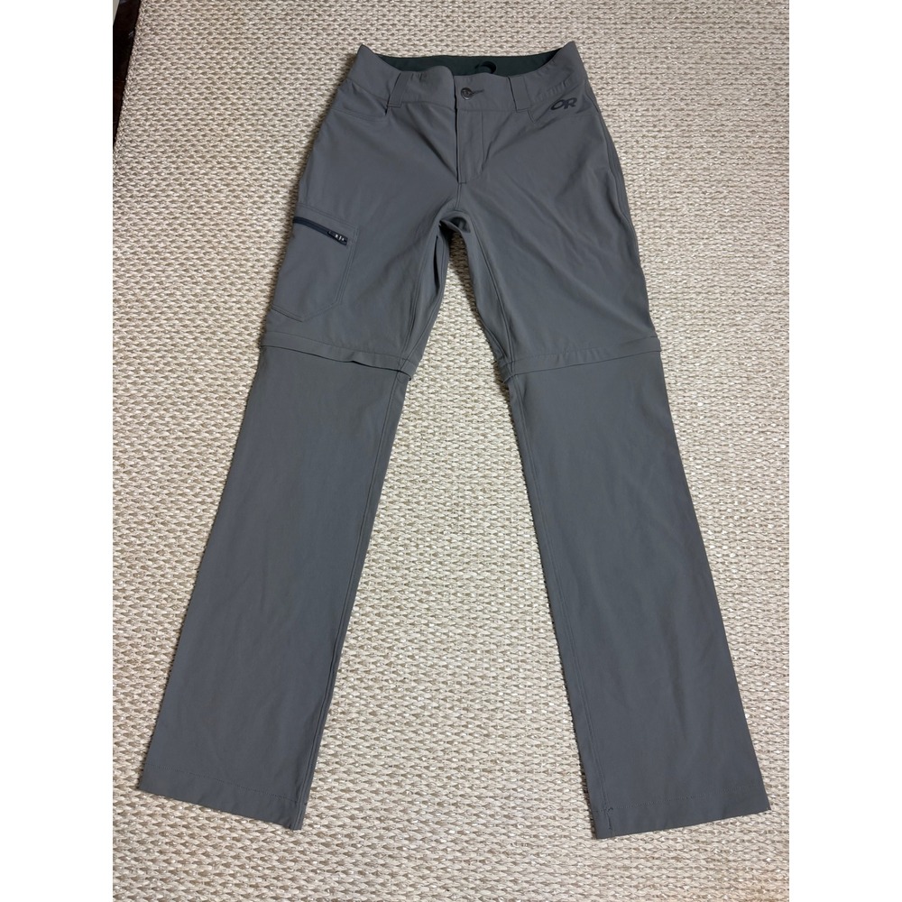 Outdoor Research Ferrosi Convertible Hiking Pants Gray Zip Off Shorts trek 2
